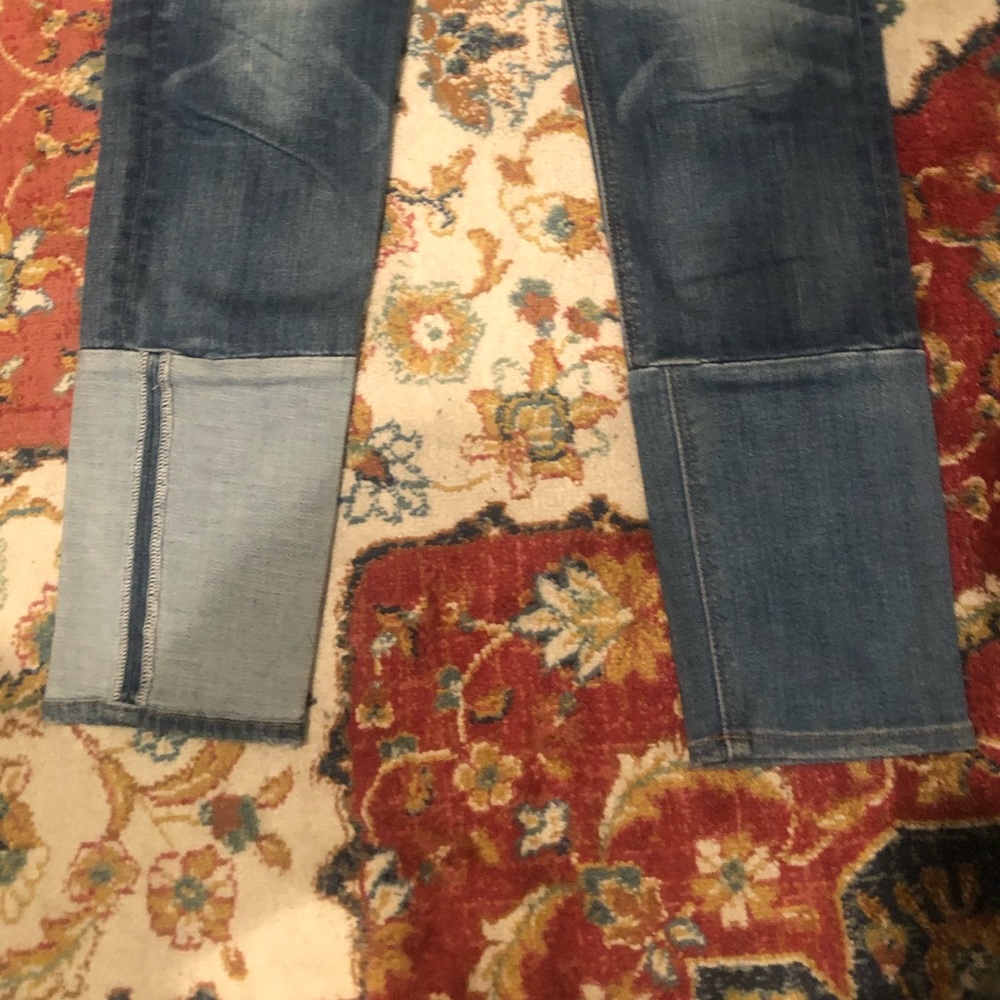 Colorblock Patchwork Jean - Picture 2 of 6